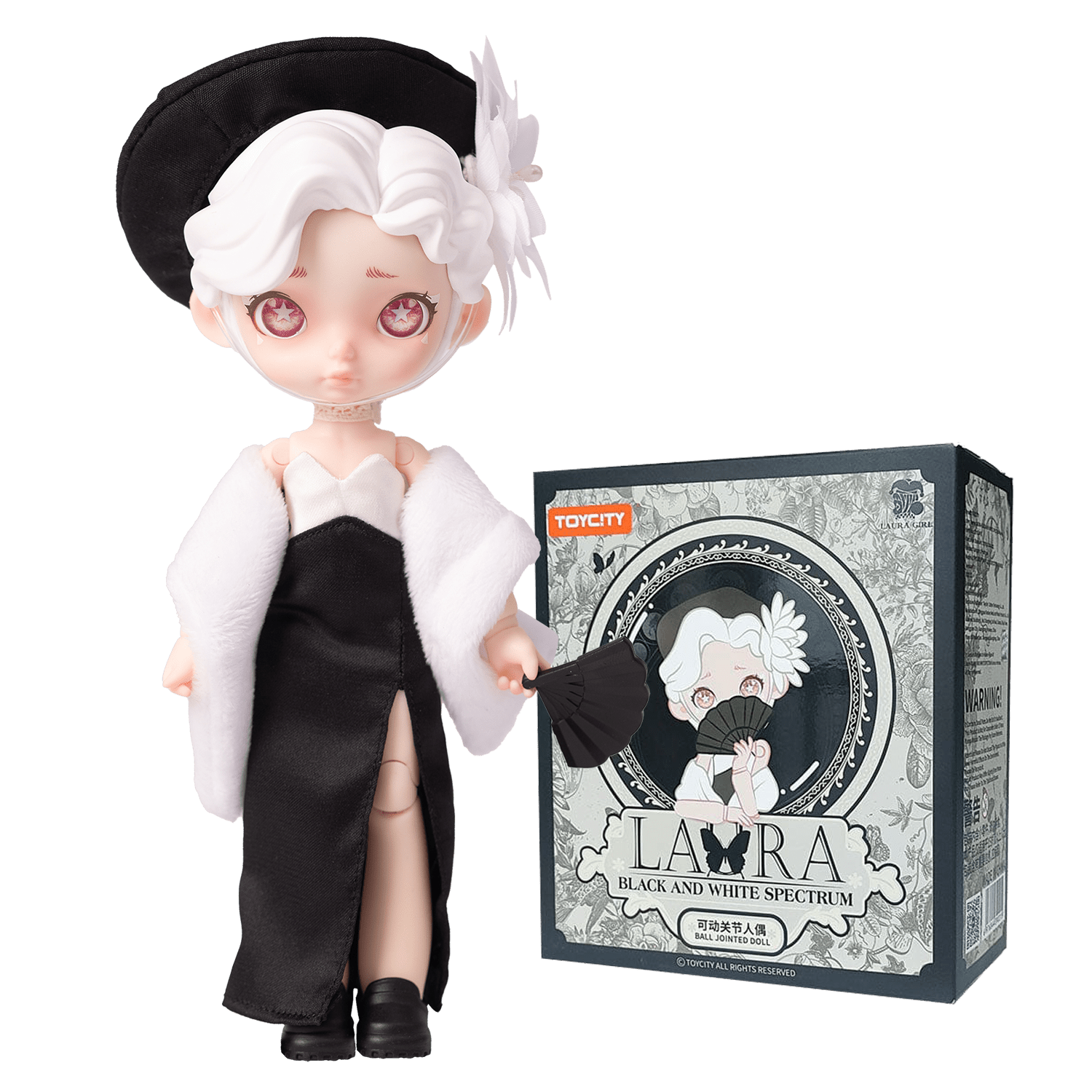 Laura - Black & White Spectrum BJD by ToyCity